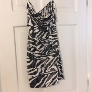 Forever 21 short zebra dress BRAND NEW!